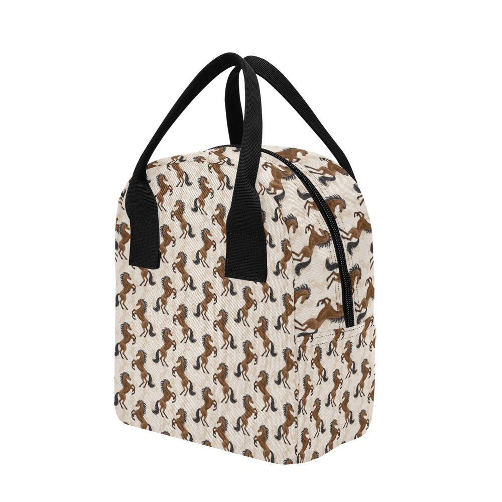 Horse Print Design LKS308 Insulated Lunch Bag