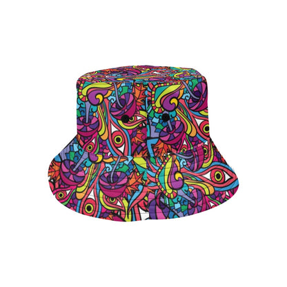 Trippy Print Design LKS302 Unisex Bucket Hat