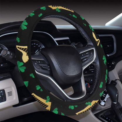 Harp Print Design LKS402 Steering Wheel Cover with Elastic Edge