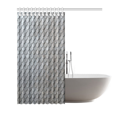 Armor Scales Pattern Print Design 03 Shower Curtain