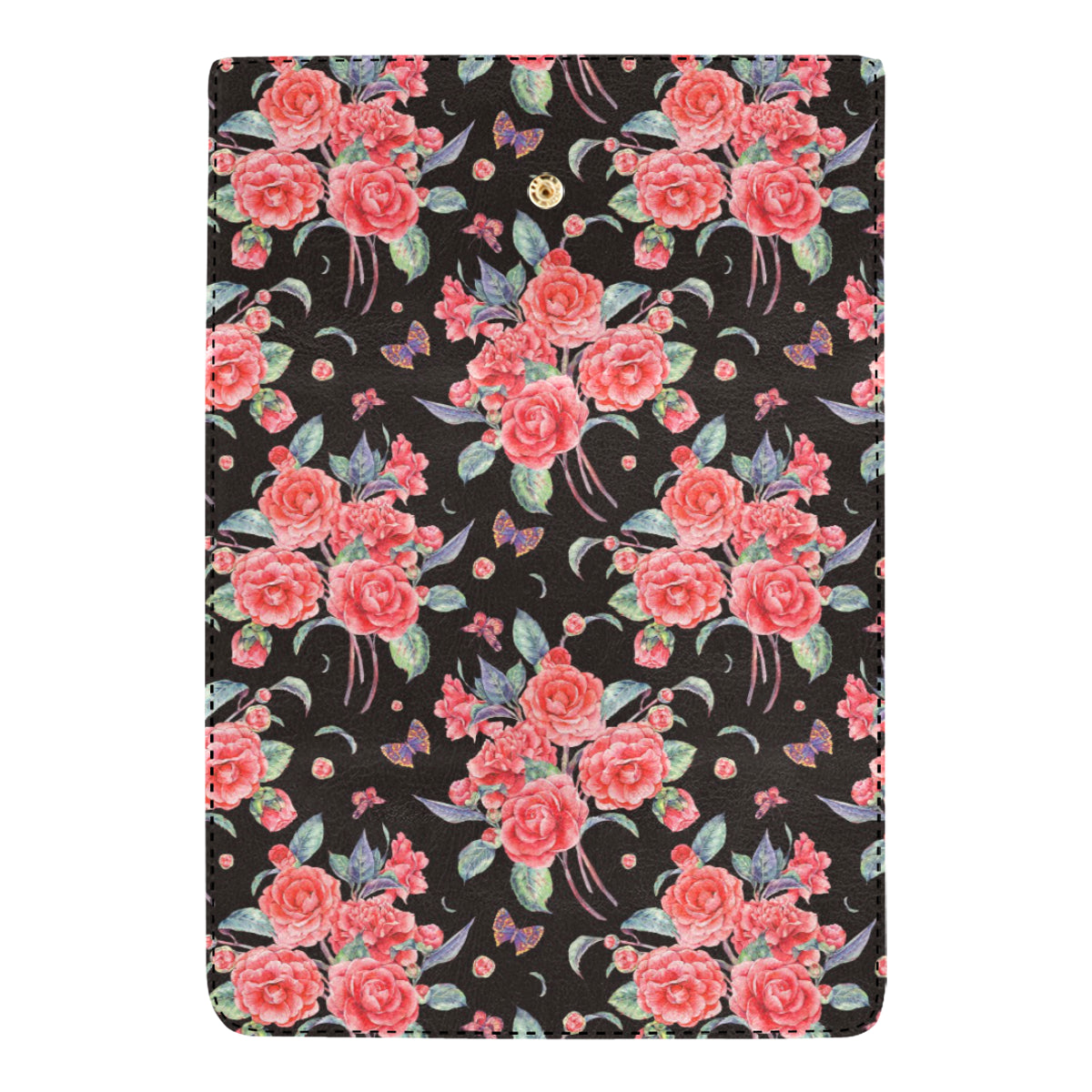 Camellia Pattern Print Design CM03 Women's Trifold Wallet