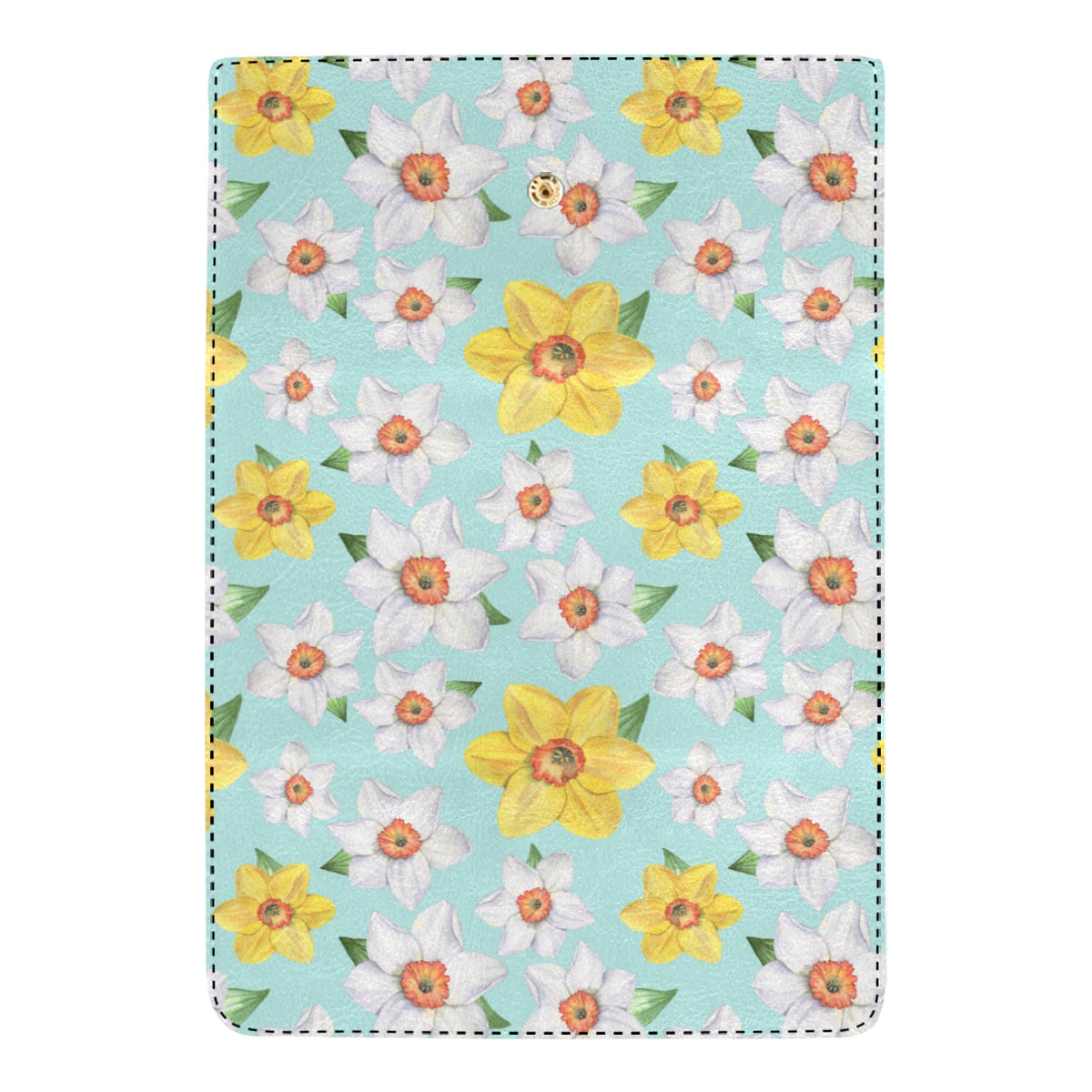 Daffodils Pattern Print Design DF07 Women's Trifold Wallet