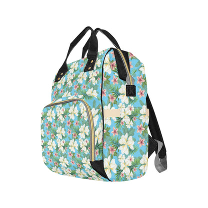 Plumeria Pattern Print Design PM028 Diaper Bag Backpack