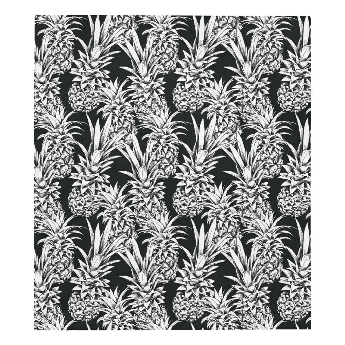 Pineapple Pattern Print Design PP08 Premium Quilt