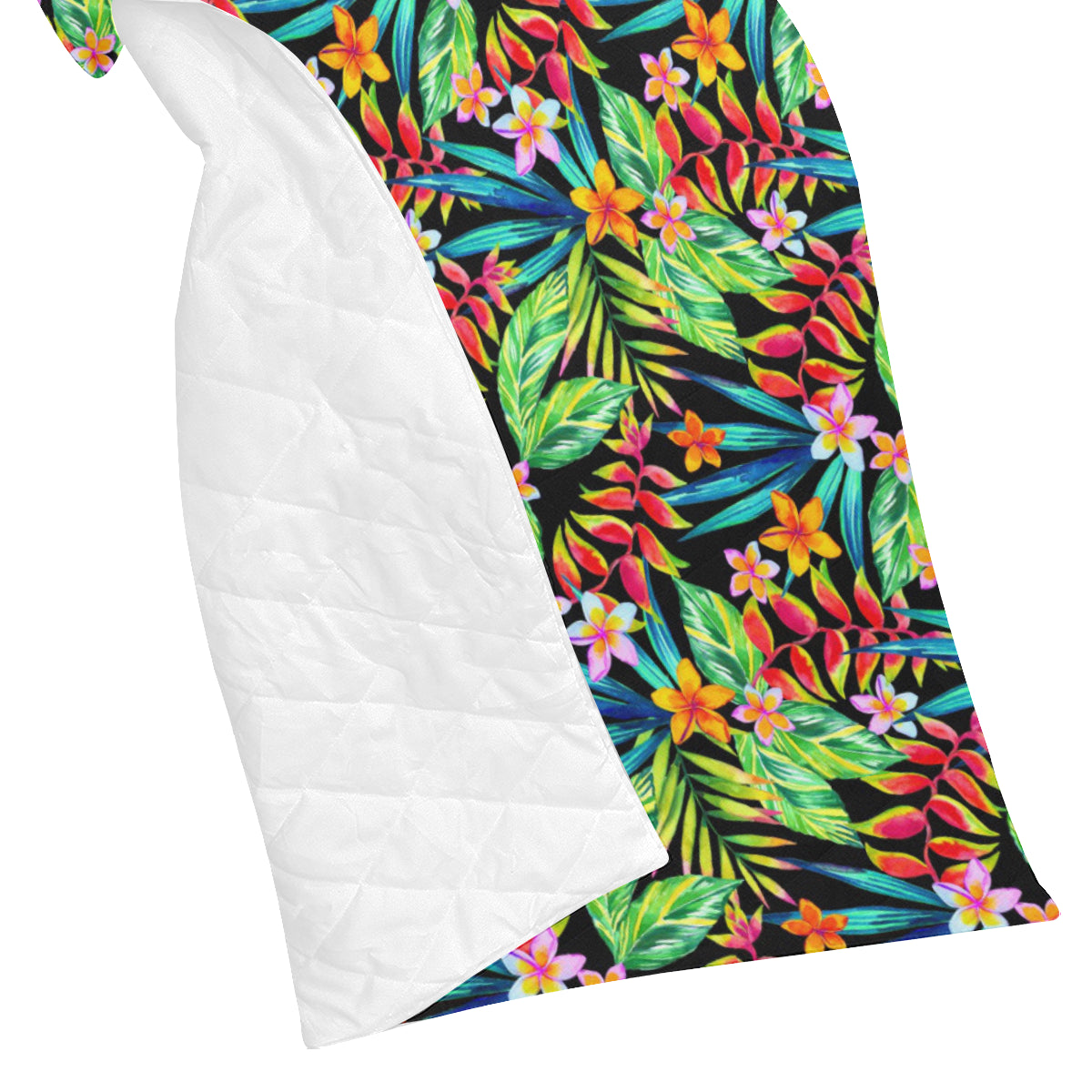 Heliconia Pattern Print Design HL09 Premium Quilt