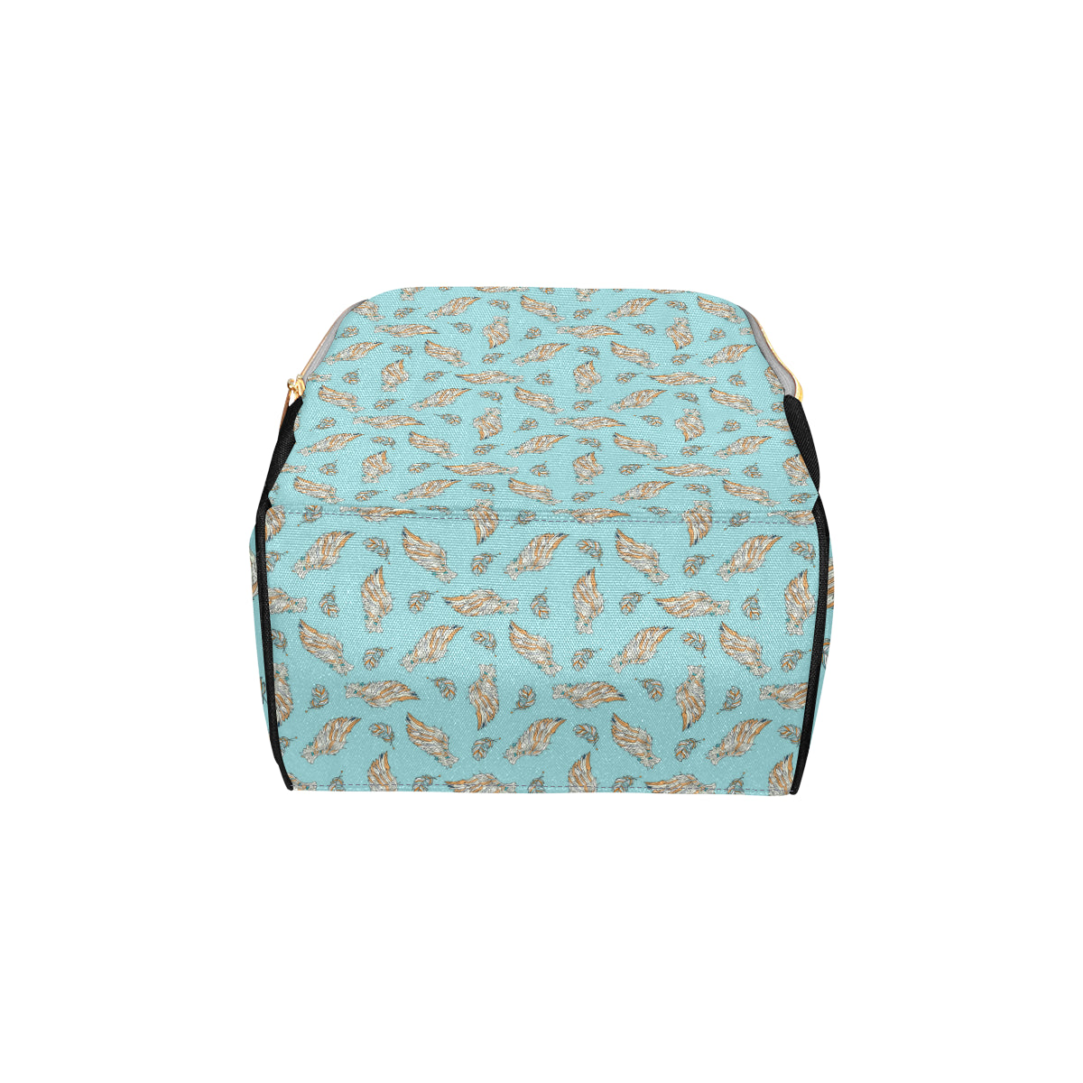 Angel Wings Pattern Print Design 03 Diaper Bag Backpack