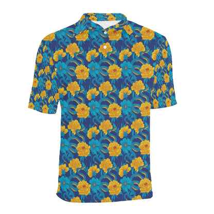 Boa Pattern Print Design 01 Men Polo Shirt