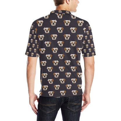 Bulldogs Pattern Print Design 03 Men Polo Shirt