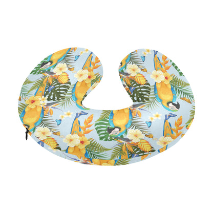 Parrot Pattern Print Design A04 U-Shaped Travel Neck Pillow