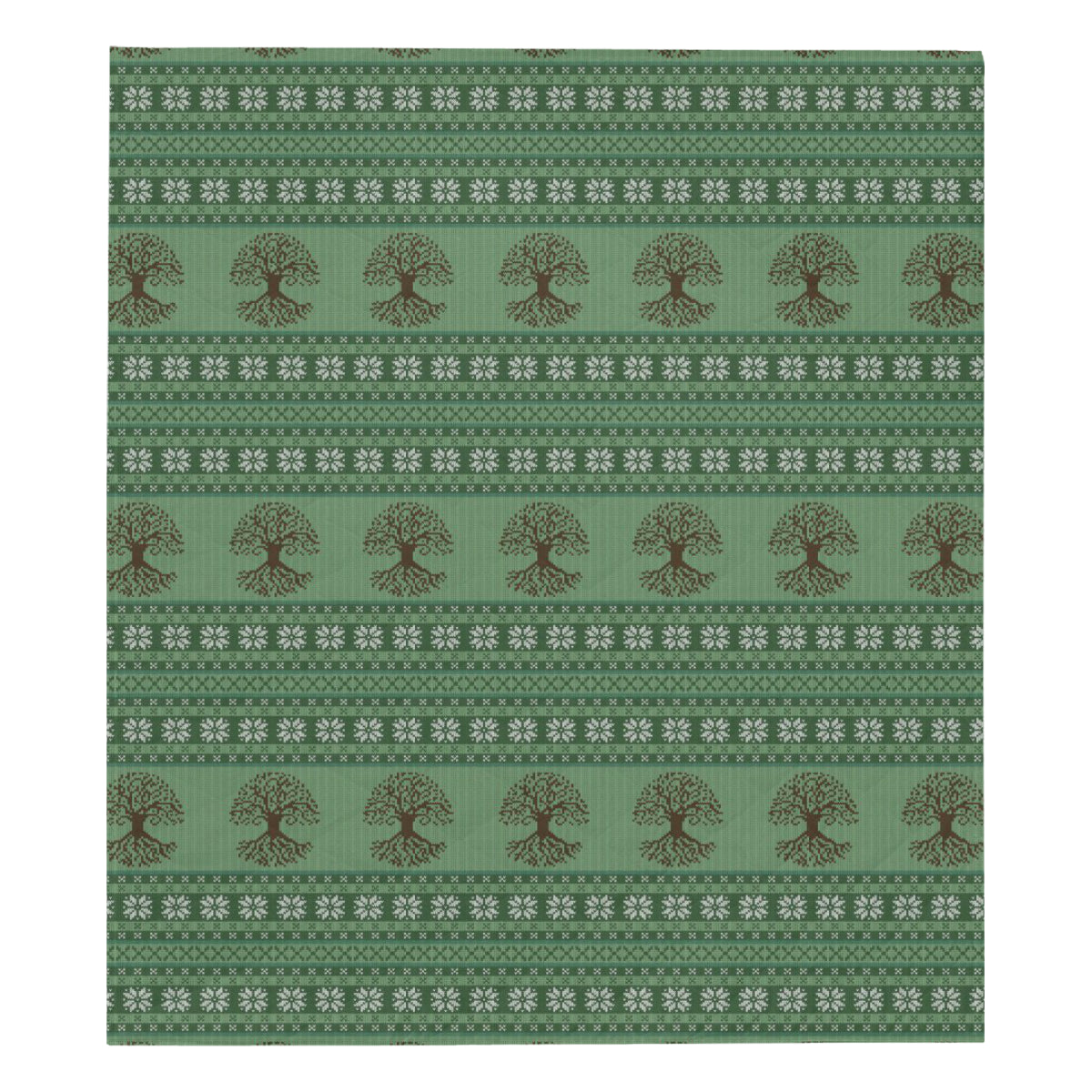 Celtic Pattern Print Design 09 Premium Quilt