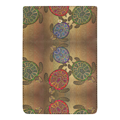 Sea Turtle Tribal Colorful Women's Trifold Wallet