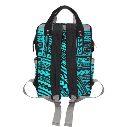 Polynesian Tribal Diaper Bag Backpack