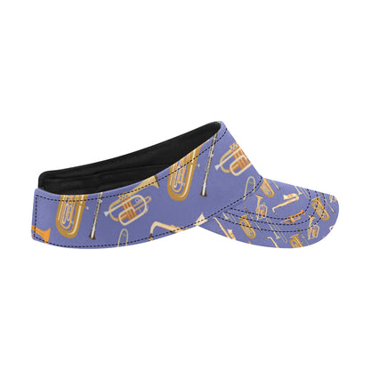 Trombone Pattern Print Design 02 Unisex Sun Visor
