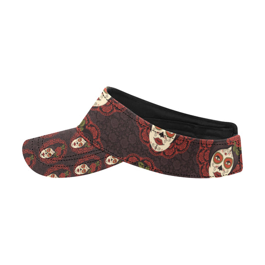 Day of the Dead Mexican Girl Unisex Sun Visor
