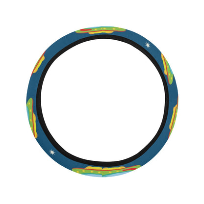 UFO Print Design LKS305 Steering Wheel Cover with Elastic Edge