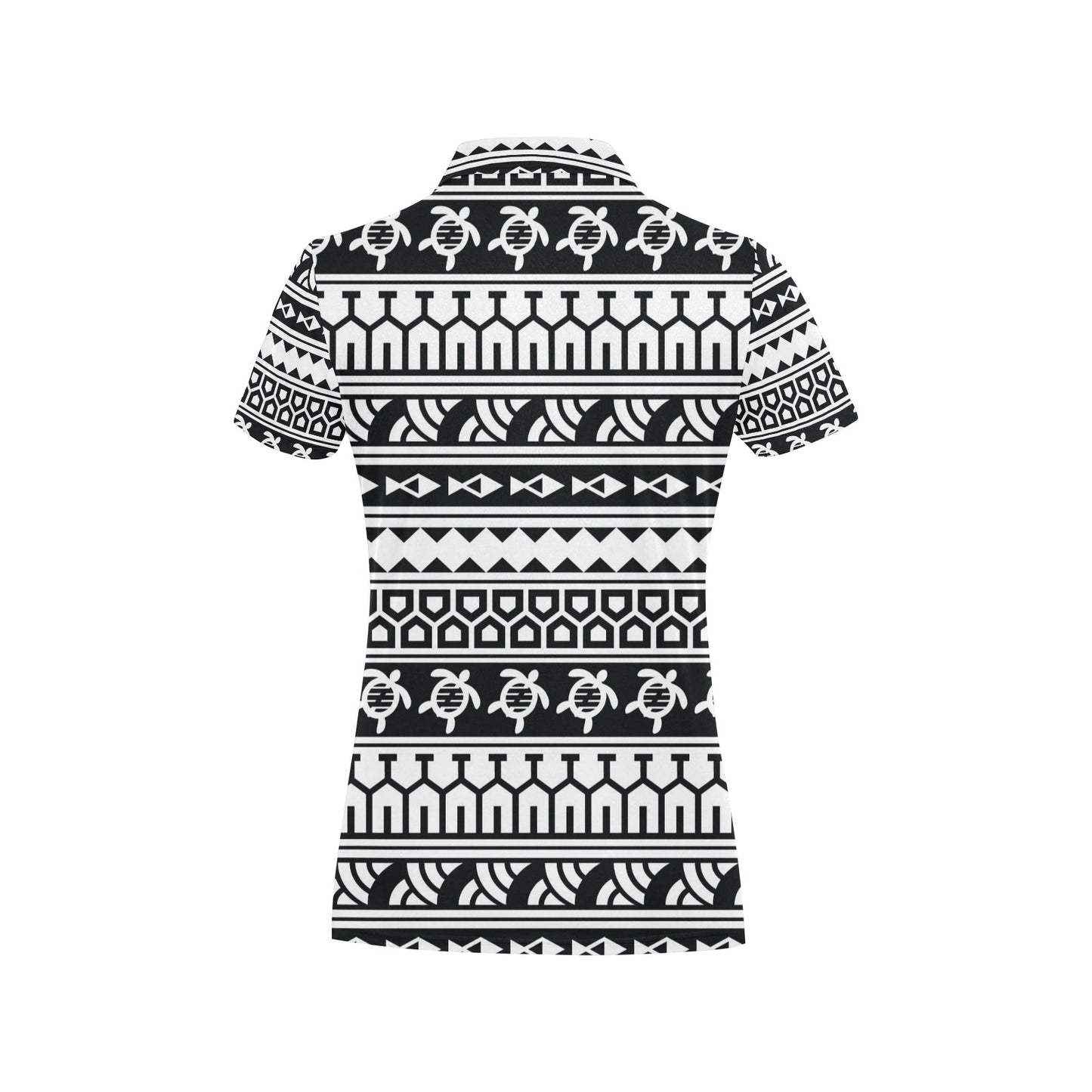 Samoan Pattern Print Design LKS303 Women's Polo Shirt