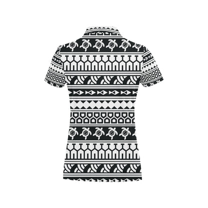Samoan Pattern Print Design LKS303 Women's Polo Shirt