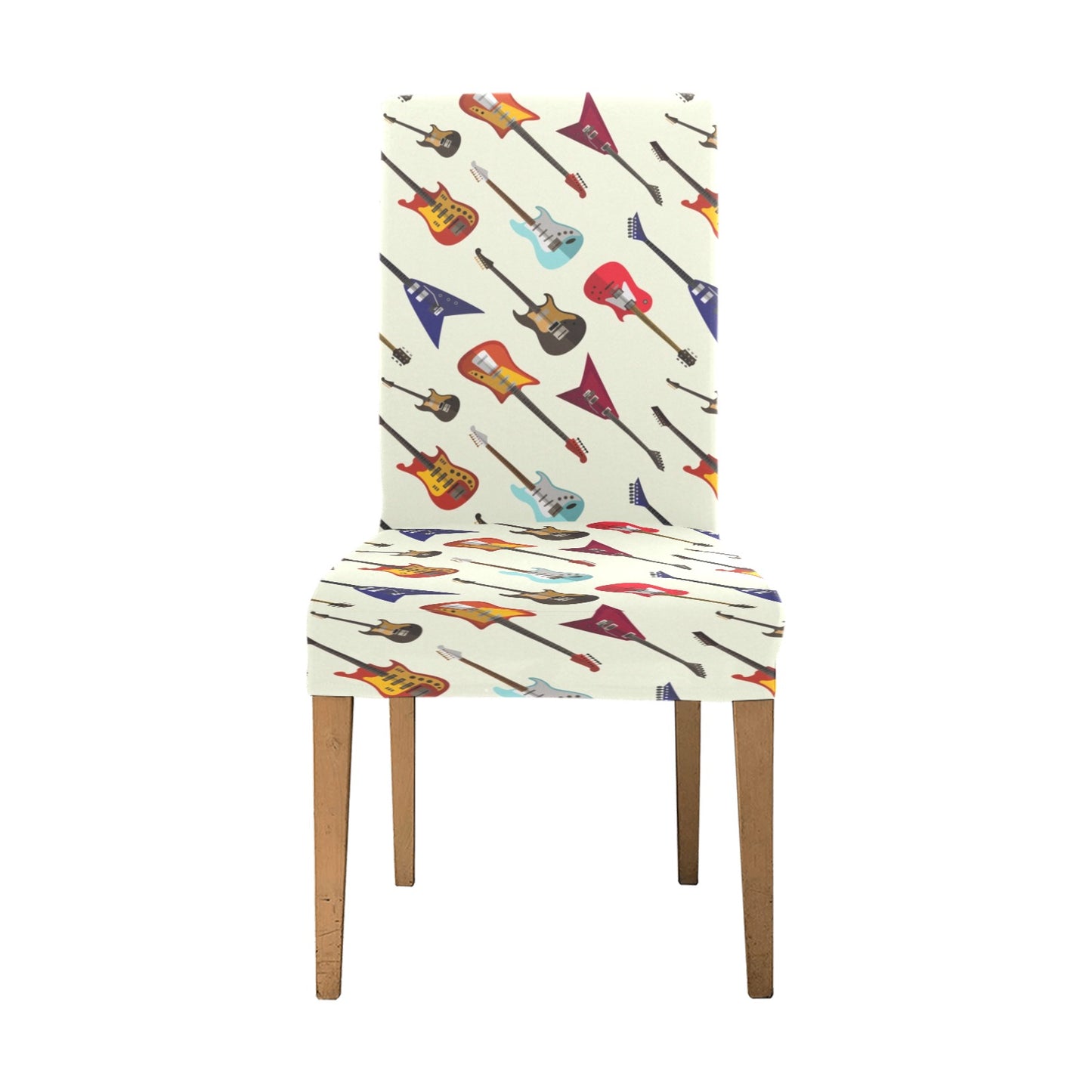 Electric Guitar Print Design LKS404 Dining Chair Slipcover