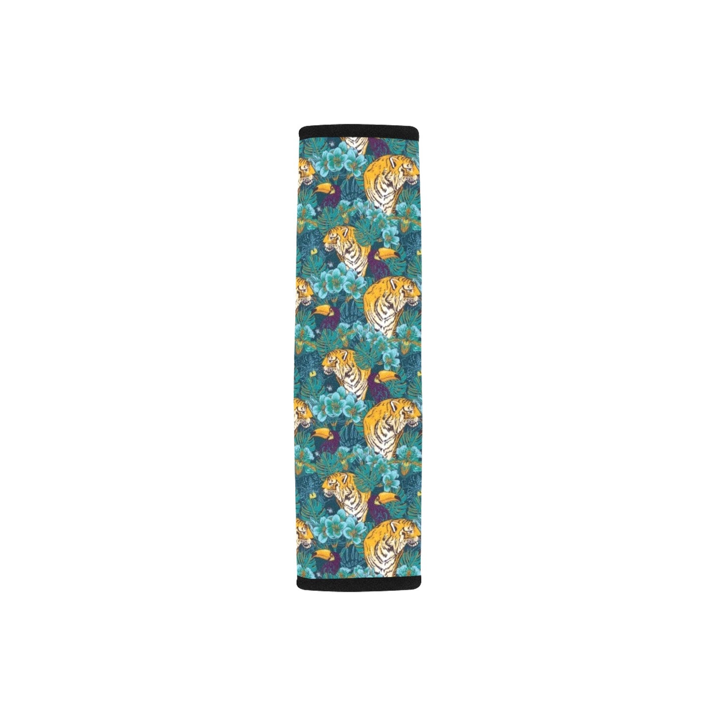 Tiger Tropical Print Design LKS301 Car Seat Belt Cover