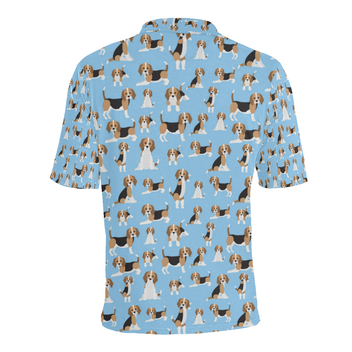 Beagle Pattern Print Design 03 Men Polo Shirt