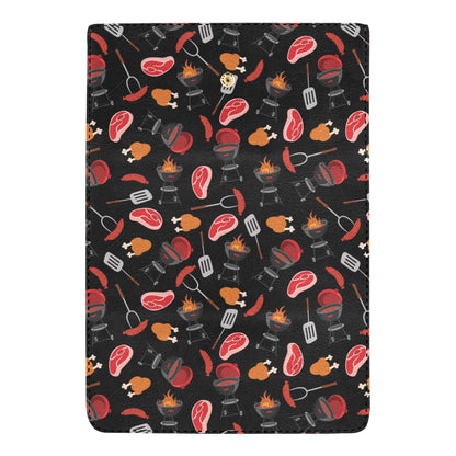 Barbecue Pattern Print Design 04 Women's Trifold Wallet