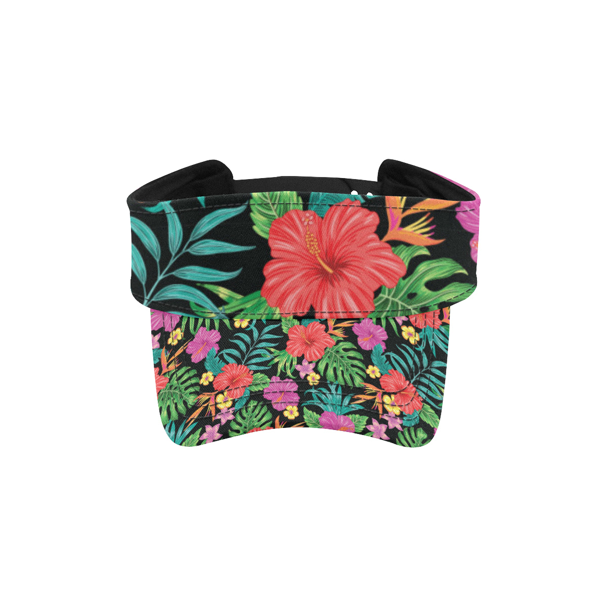 Hibiscus Red Hawaiian Flower Unisex Sun Visor