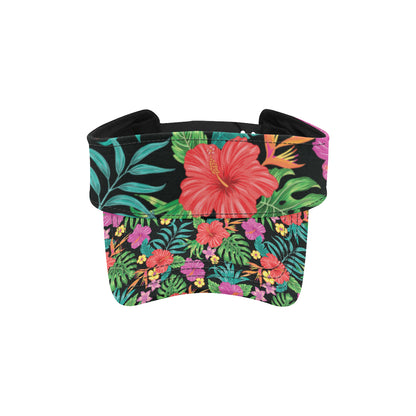 Hibiscus Red Hawaiian Flower Unisex Sun Visor