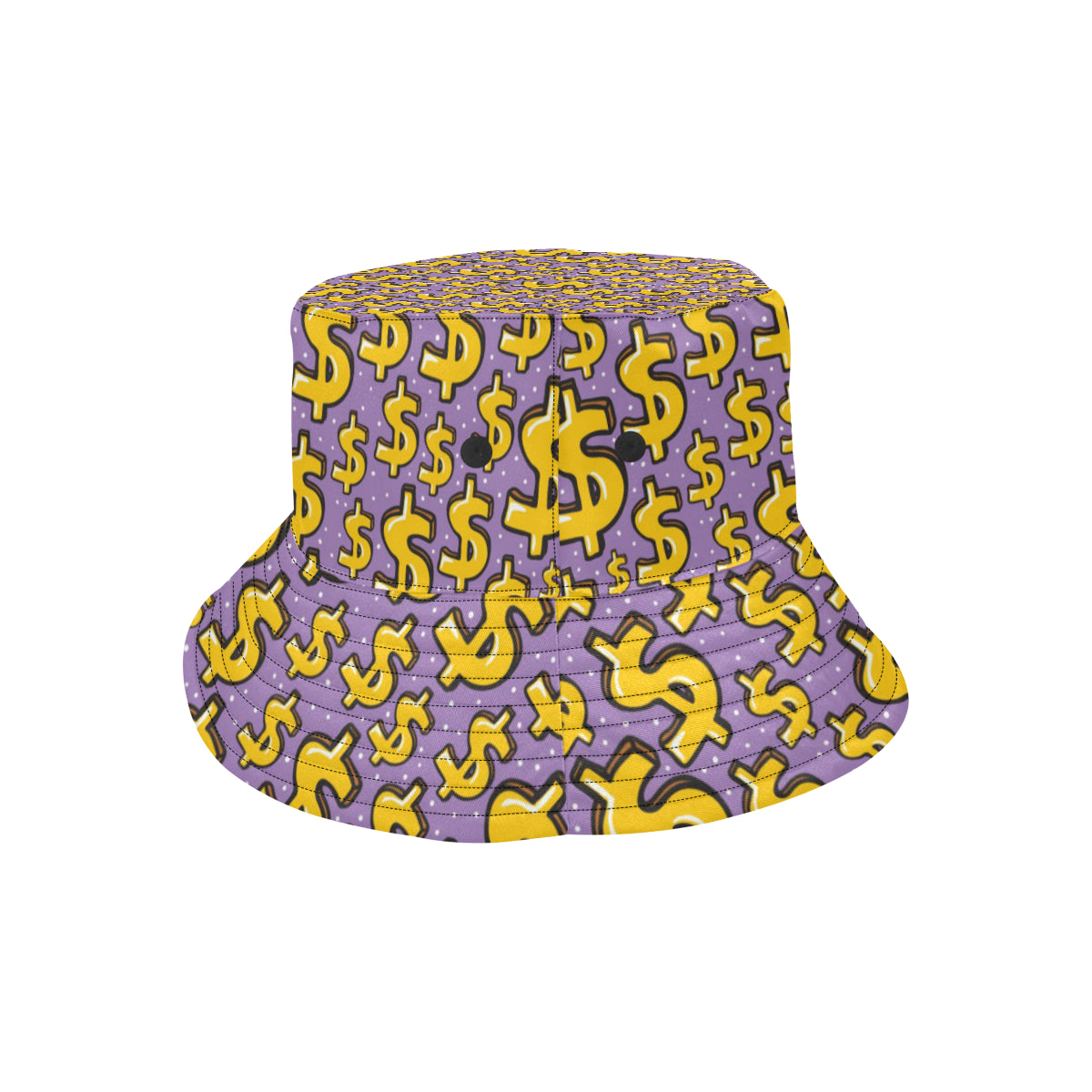 Dollar Pattern Print Design DO01 Unisex Bucket Hat