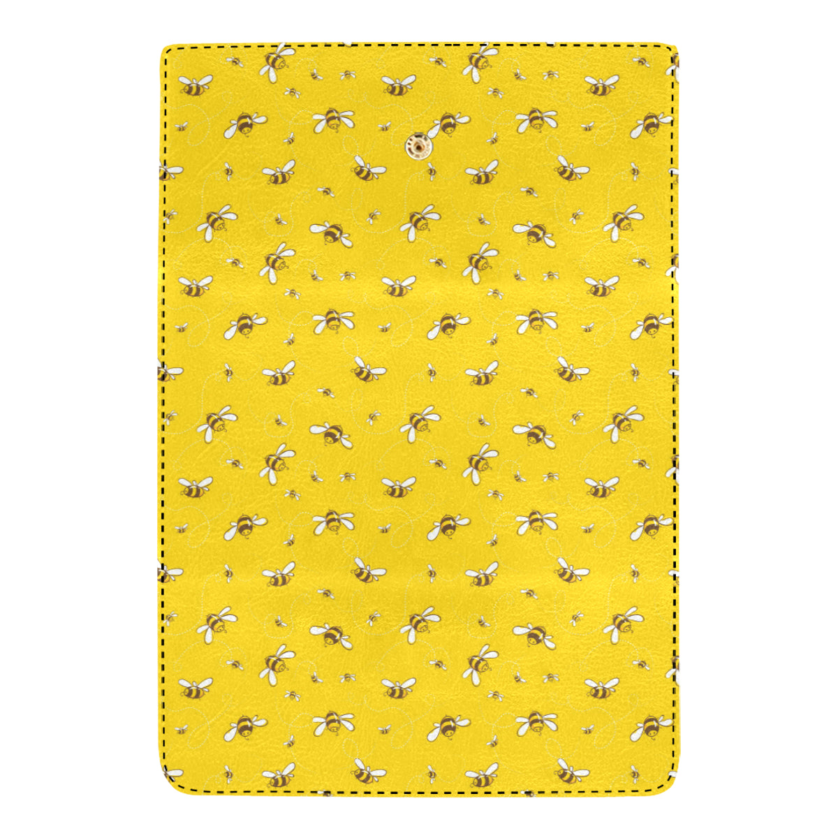 Bee Pattern Print Design 05 Women's Trifold Wallet