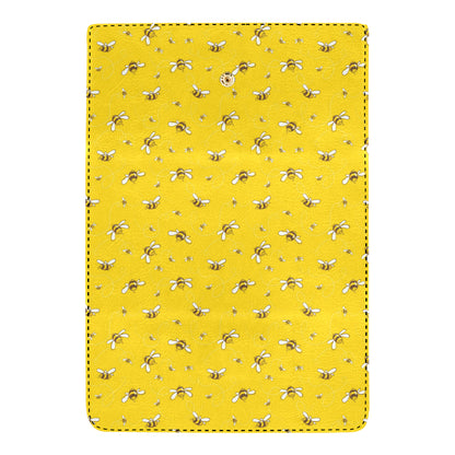 Bee Pattern Print Design 05 Women's Trifold Wallet