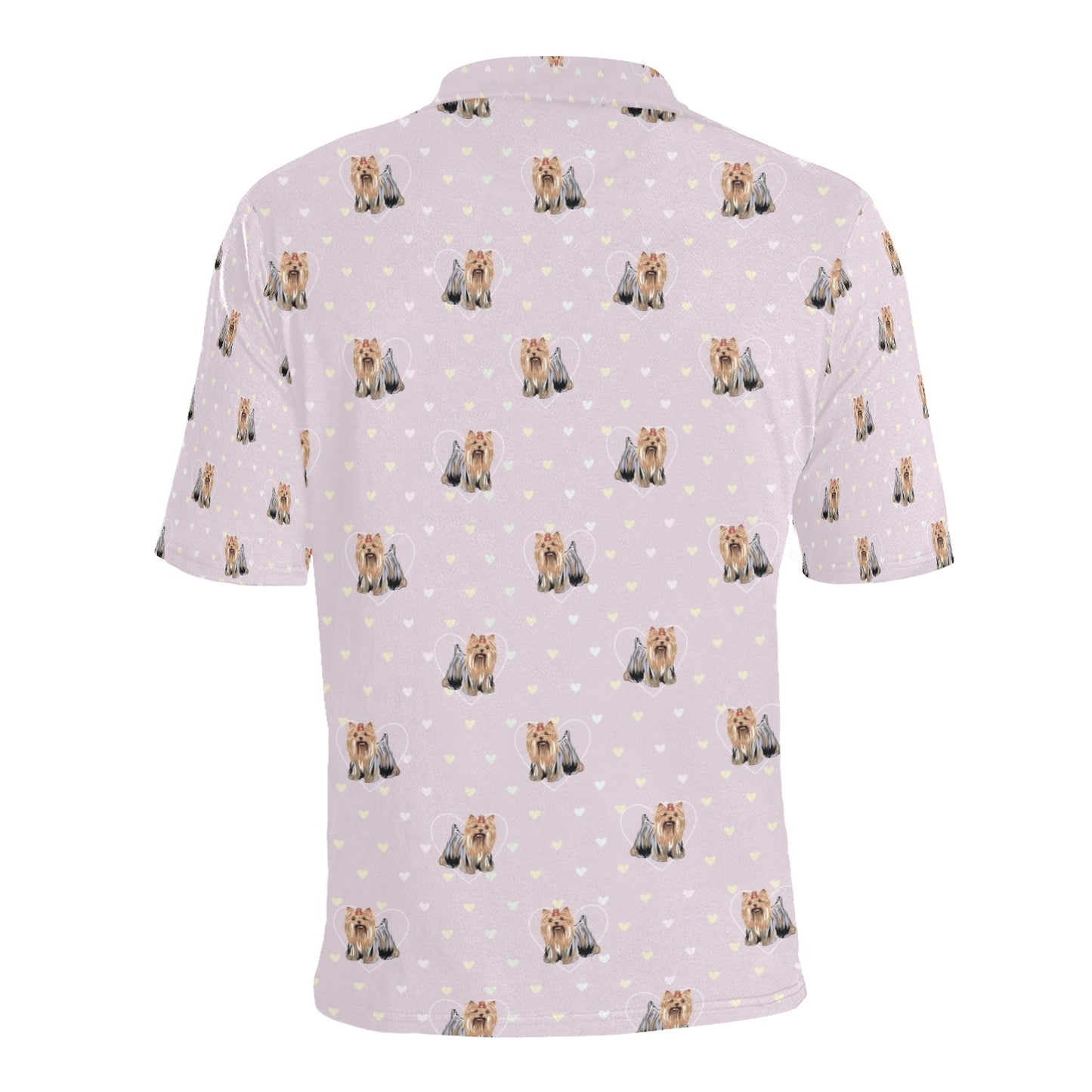 Yorkshire Terriers Print Design LKS302 Men Polo Shirt