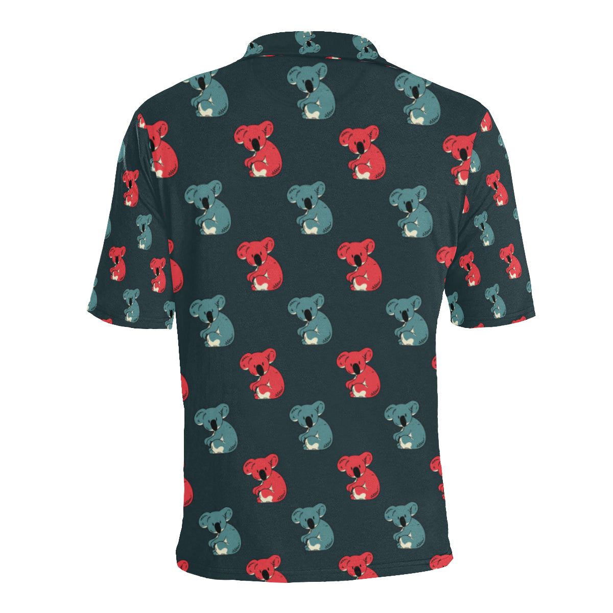 Koala Pattern Print Design 02 Men Polo Shirt