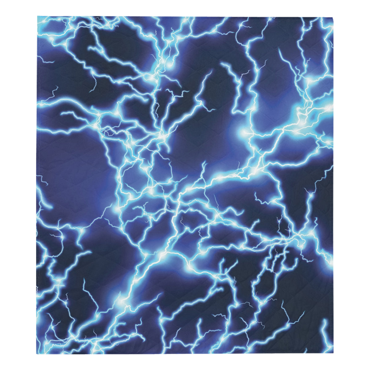 Lightning Thunder Pattern Print Design 04 Premium Quilt