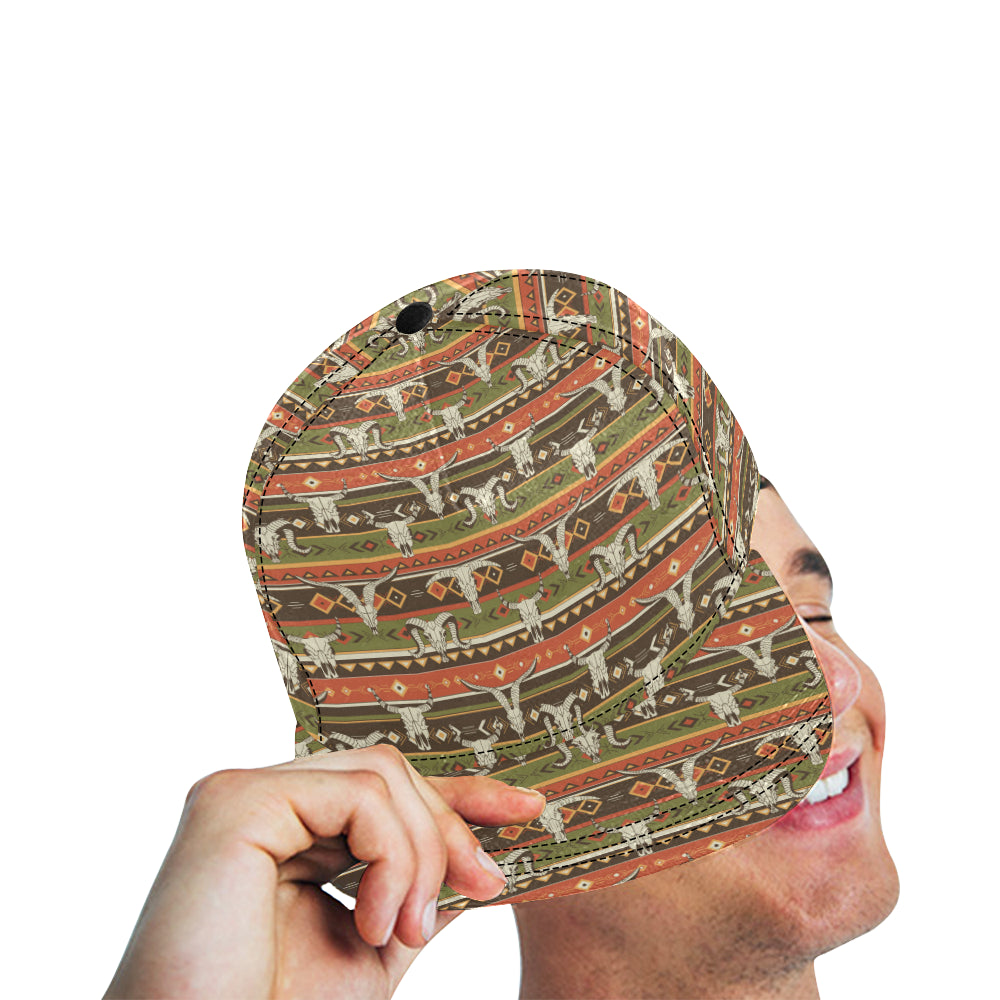 American indian Skull Animal Snapback Cap