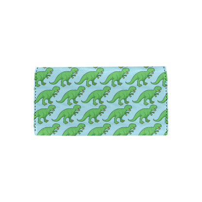 T Rex Pattern Print Design A01 Women's Trifold Wallet