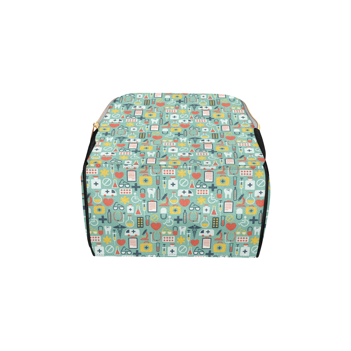 Medical Pattern Print Design 02 Diaper Bag Backpack