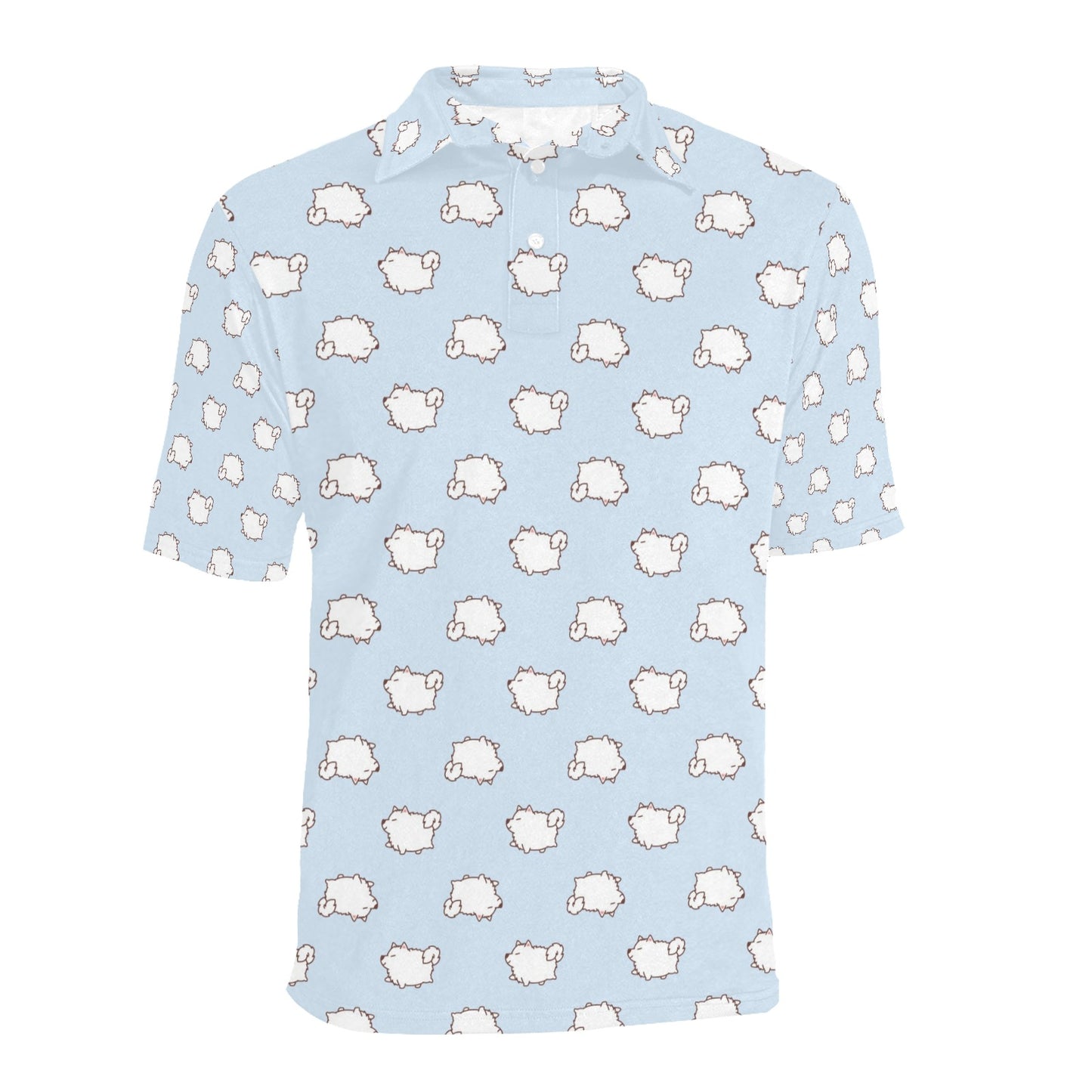 Samoyeds Print Design LKS301 Men Polo Shirt