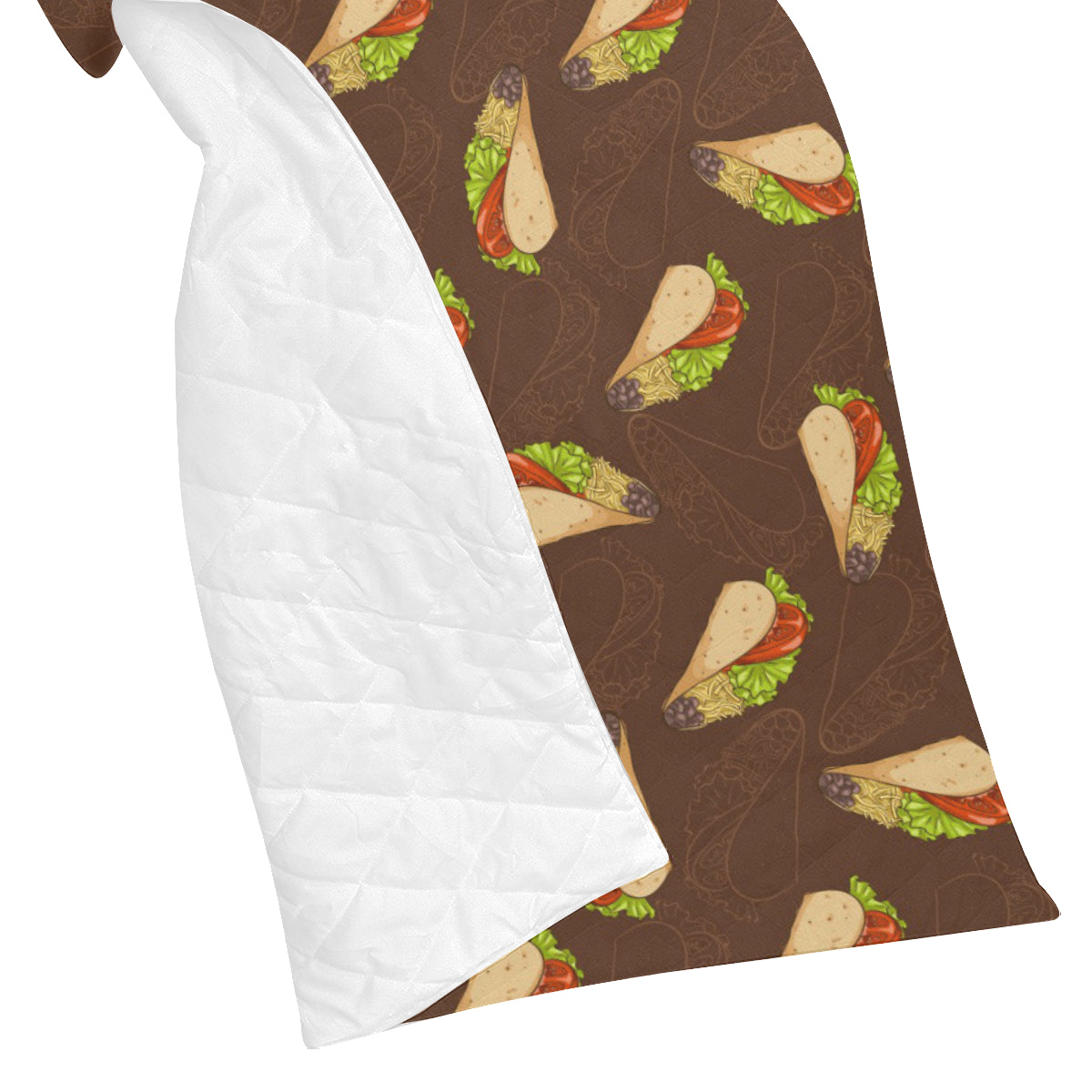 Taco Pattern Print Design TC08 Premium Quilt