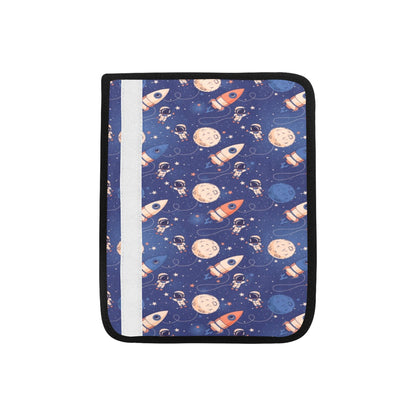 Space Astronaut Rocket Print Design LKS304 Car Seat Belt Cover
