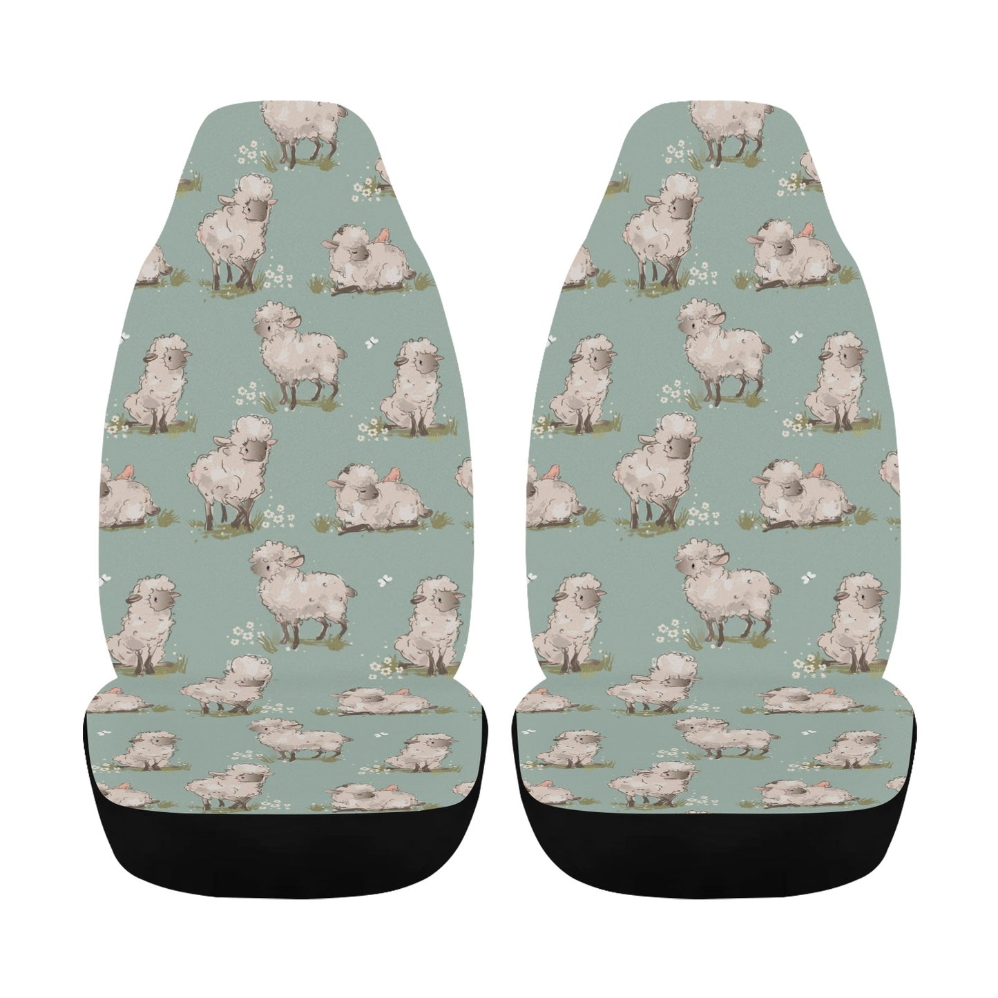 Sheep Print Design LKS405 Car Seat Covers