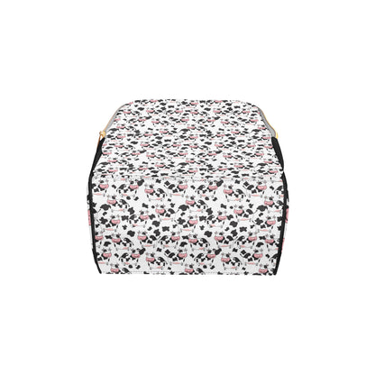 Cow Pattern Print Design 02 Diaper Bag Backpack