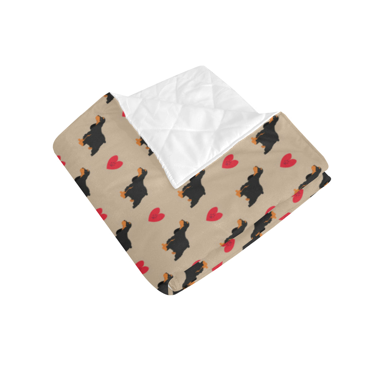 Cocker Pattern Print Design 02 Premium Quilt