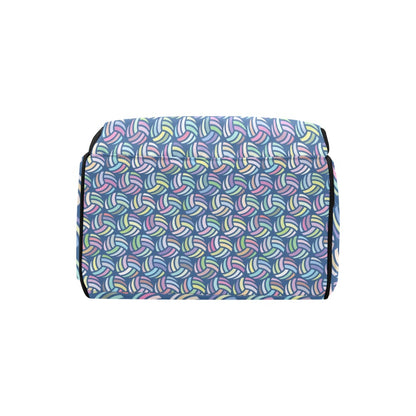 Volleyball Print Design LKS301 Diaper Bag Backpack