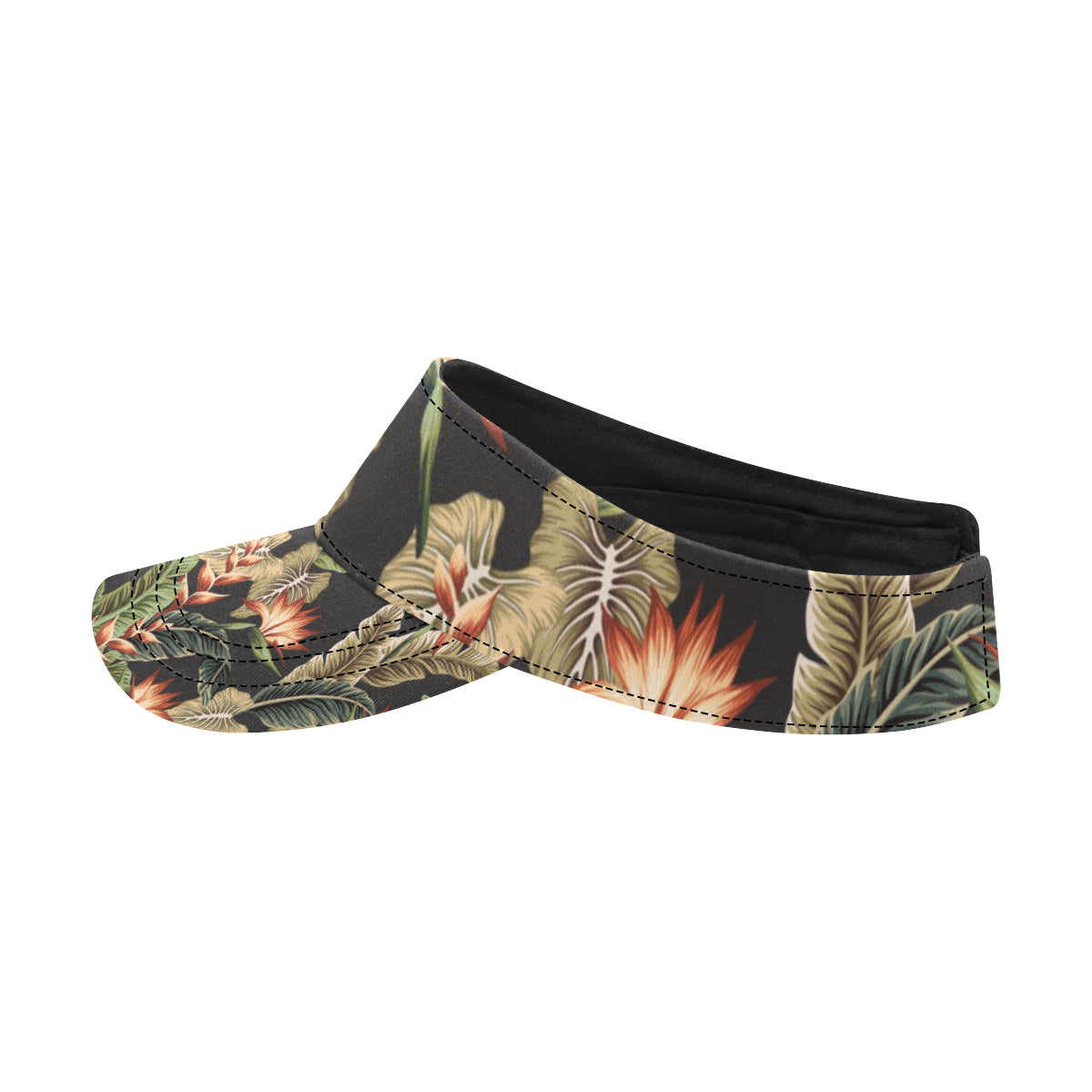 Tropical Flower Pattern Print Design TF014 Unisex Sun Visor