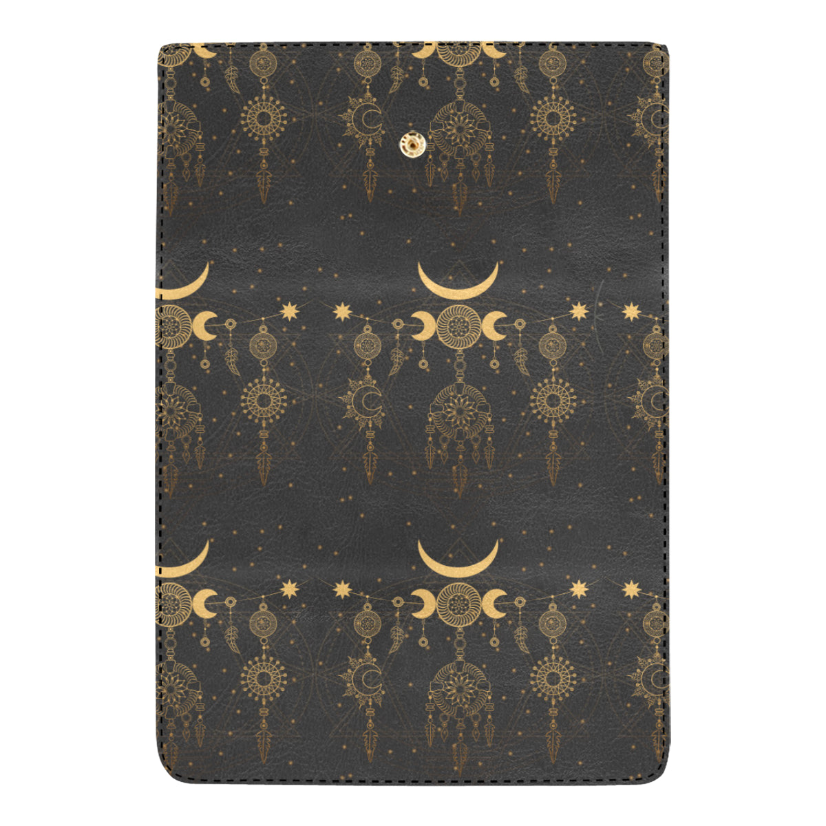 Sun Moon Boho Style Women's Trifold Wallet