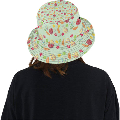 Easter Eggs Pattern Print Design RB07 Unisex Bucket Hat
