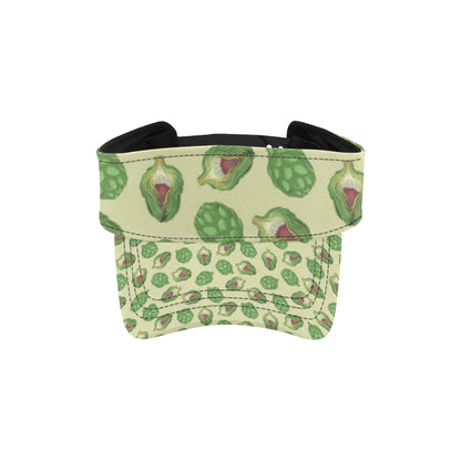 Artichoke Pattern Print Design 03 Unisex Sun Visor