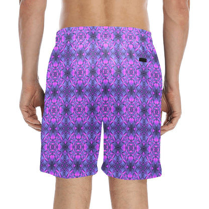 kaleidoscope Pattern Print Design Men's Swim Trunks Beach Shorts