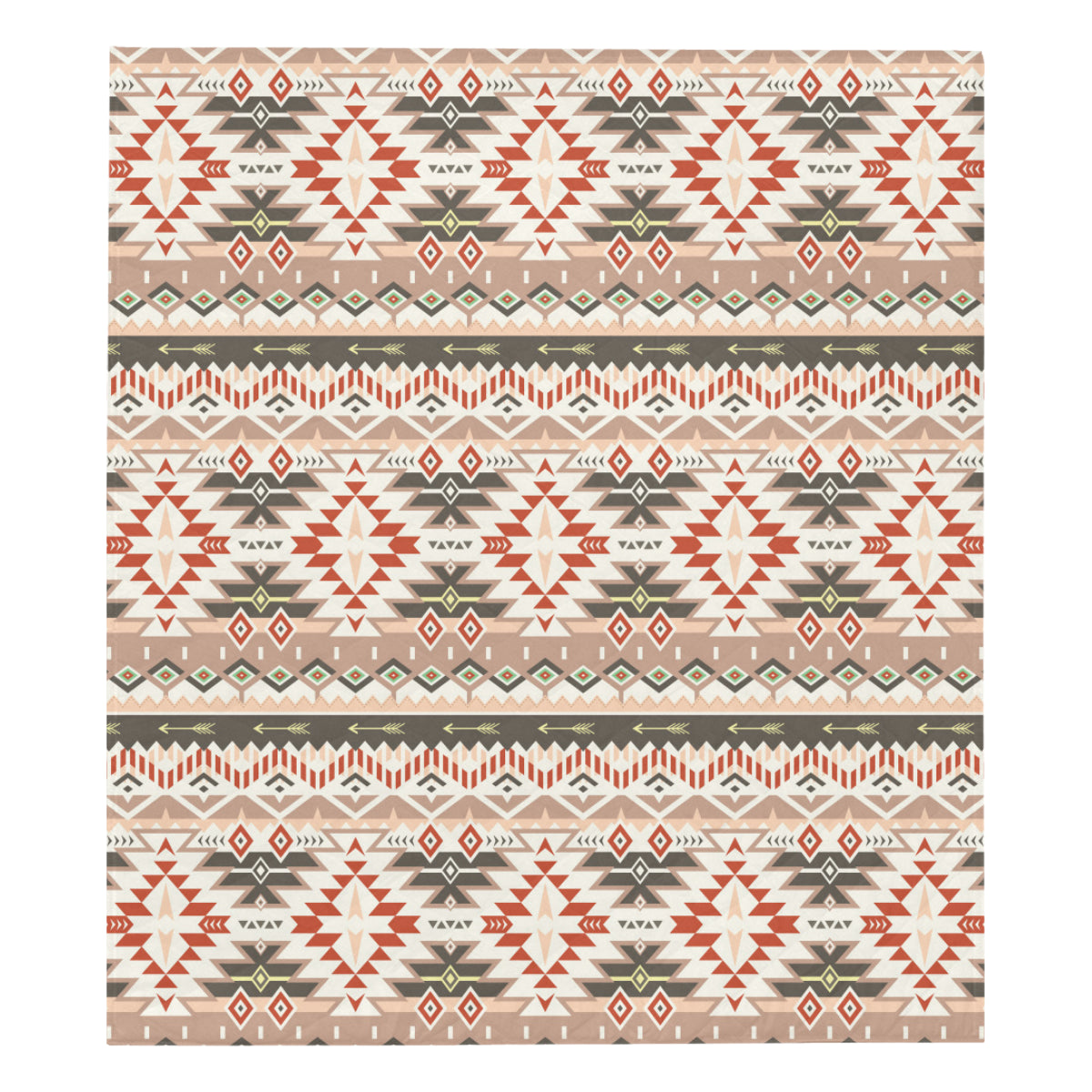 Aztec Pattern Print Design 05 Premium Quilt