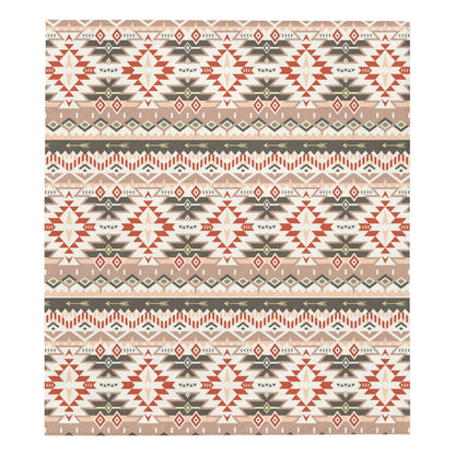 Aztec Pattern Print Design 05 Premium Quilt